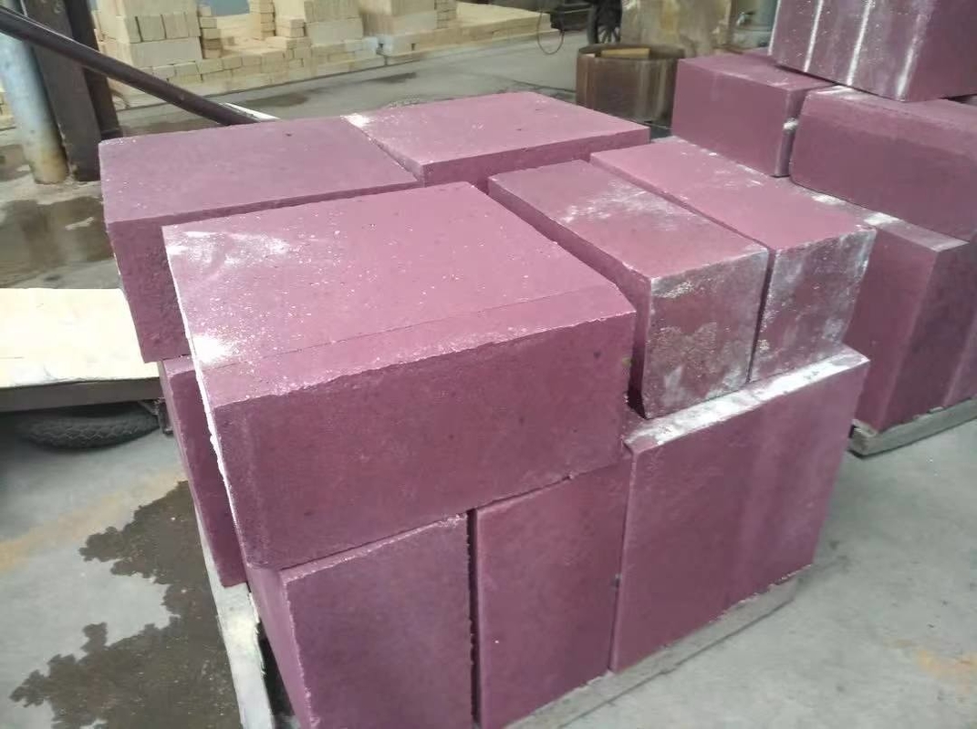 Sintered Alumina Chrome Brick Good Refractoriness Degree Used In Volatile Kiln